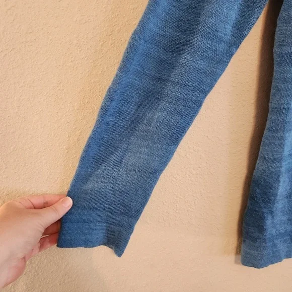 Lafayette 148 Blue Longsleeve Cardigan Size Medium - Picture 4 of 10